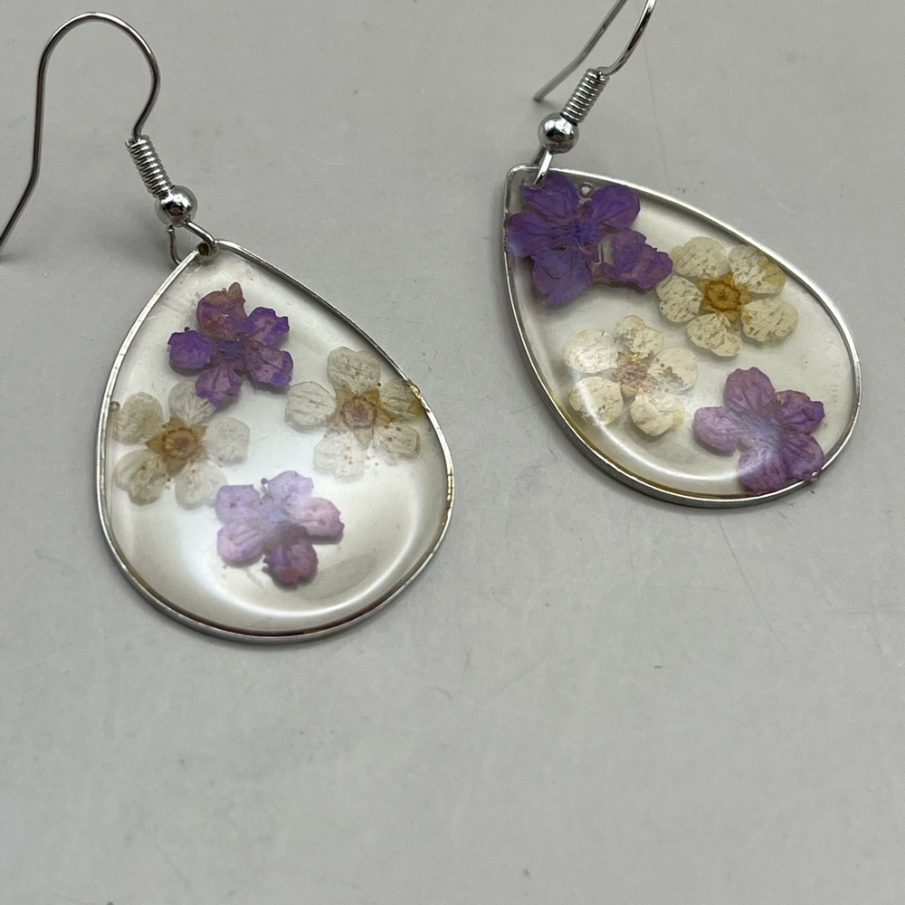 Floral Teardrop Earrings